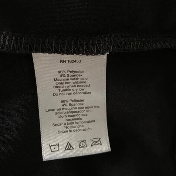 Sweet Violet Black Sheer Layered Poncho Top Women's Medium NEW NWT - Picture 10 of 10